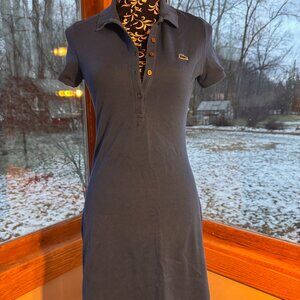 Lacoste Royal Blue T-shirt Tennis Dress Size 36 (XS) EUC
